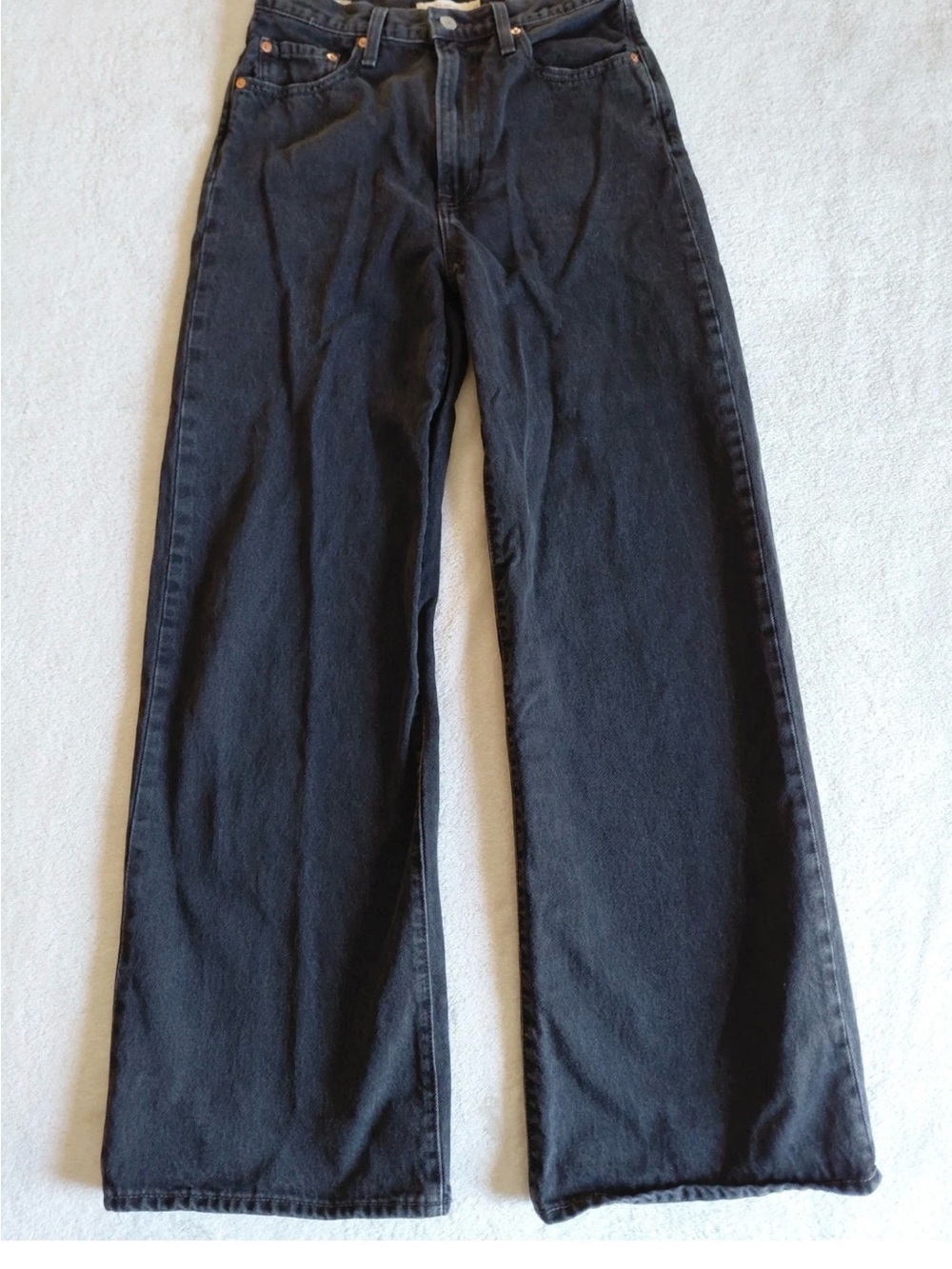Levi’s Premium Black Ribcage Wide Leg Jean 28x32